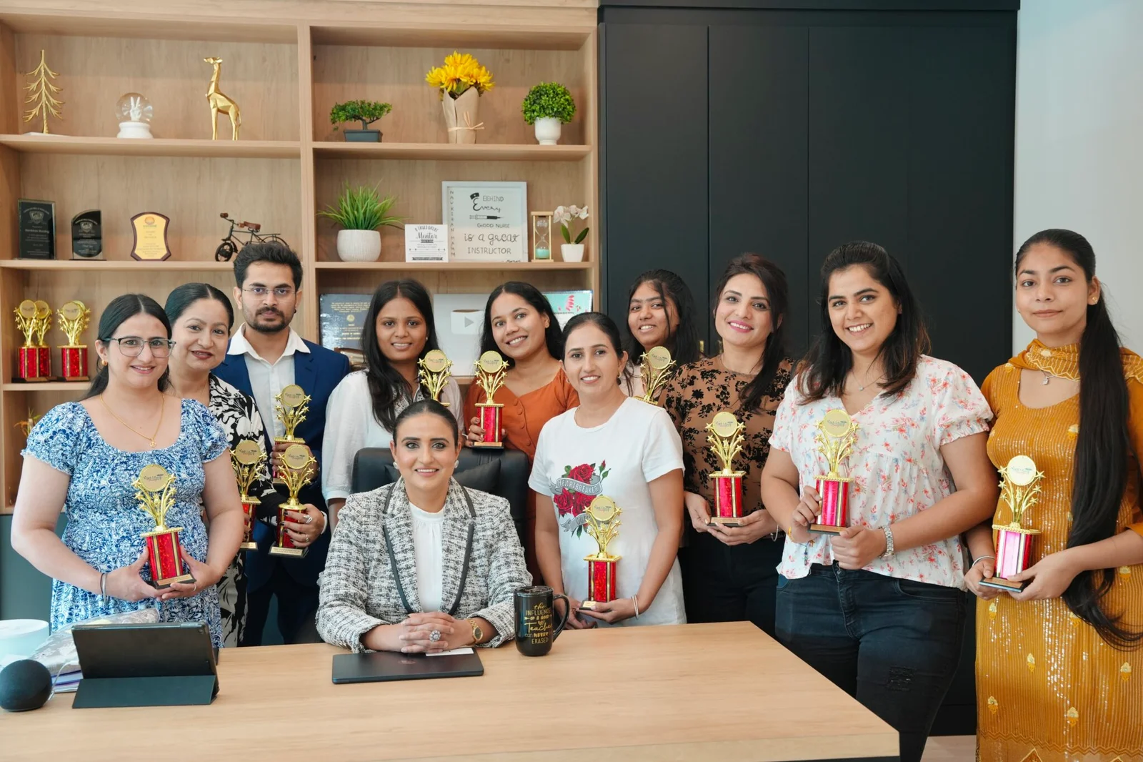 NNC team with awards